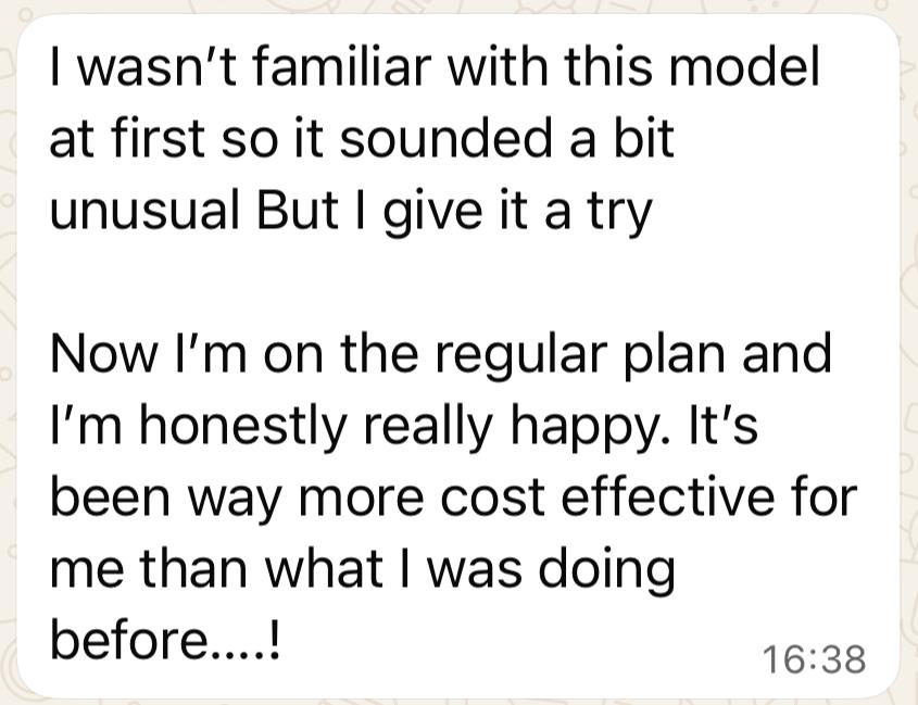 Real client review