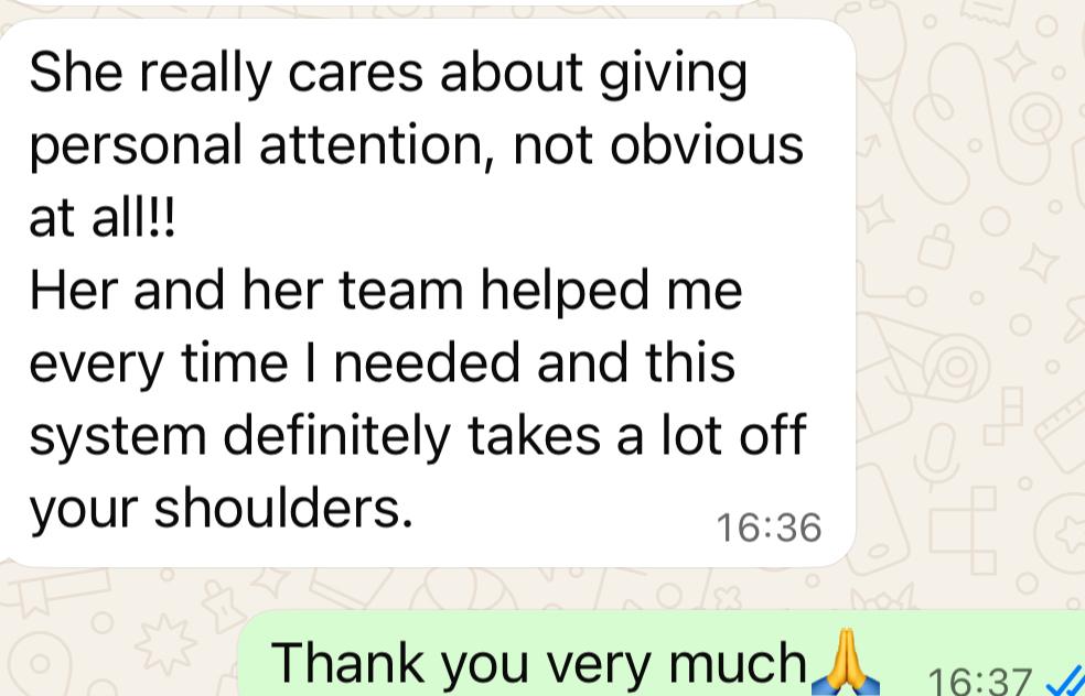 Real client review